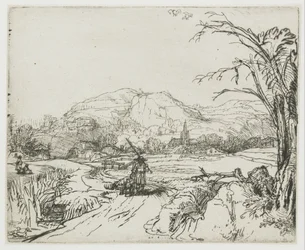 Landscape with Sportsman and Dogs