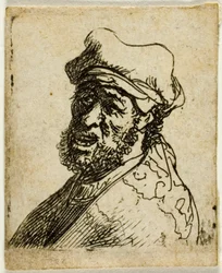 Man Crying Out, Three Quarters Left: Bust