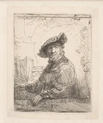Man in an Arbour