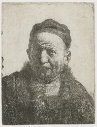 Man Wearing a Close Cap: Bust (the Artist