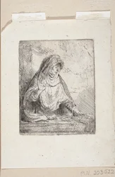 Our Lady of Sorrows with Instruments of the Passion