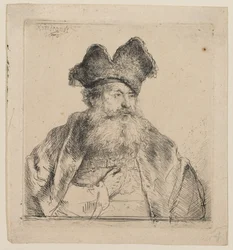 Old Man with a Divided Fur Cap