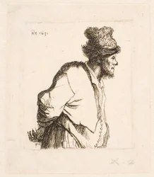 Peasant with His Hands Behind His Back