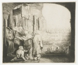 Peter and John Healing the Cripple at the Gate of the Temple