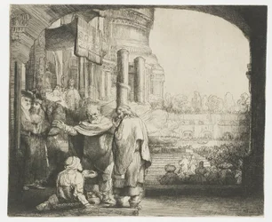 Peter and John Healing the Cripple at the Gate of the Temple