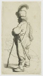 Polander Leaning on a Stick
