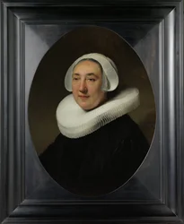 Portrait of Haesje Jacobsdr van Cleyburg, 1634