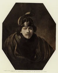 Portrait of Rembrandt by himself, in the Gallery at Cassel