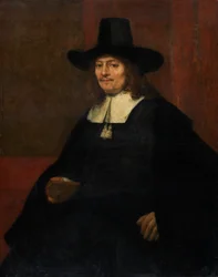Portrait of a Man in a Tall Hat