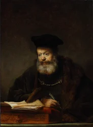 Scholar at his Writing Table