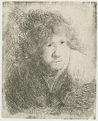 Self-Portrait, Leaning Forward, Listening, 1628
