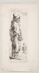 Standing Peasant Turned Right "DatS niet"