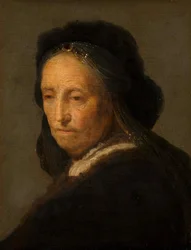 Study of an Old Woman, c1630-1634