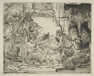 The Adoration of the Shepherds, with the lamp, ca. 1654