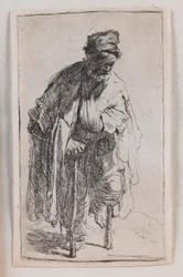 The Beggar with a Wooden Leg