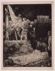 The Descent from the Cross by Torchlight