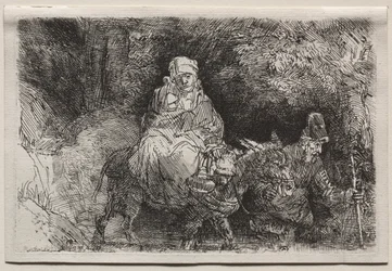 The Flight into Egypt: Crossing a Brook