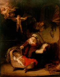 The Holy Family with Angels