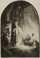 The Raising of Lazarus: The Larger Plate