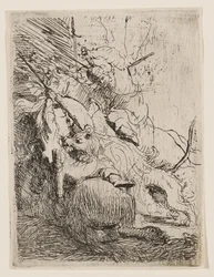The Small Lion Hunt (with One Lion)