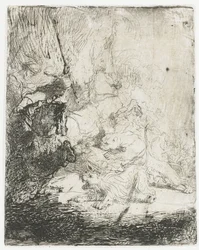The Small Lion Hunt with Two Lions