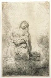 The Virgin and Child in the Clouds