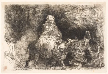 The Flight into Egypt: The Holy Family Crossing a Brook