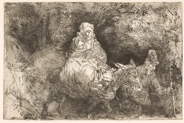 The Flight into Egypt: The Holy Family Crossing a Brook