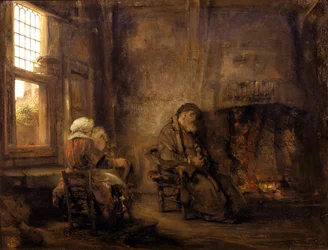 Tobit and Anna Waiting for the Return of Their Son
