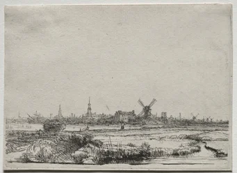 View of Amsterdam from the North West, c. 1640