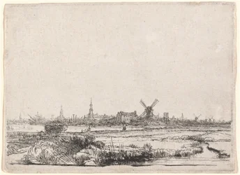 View of Amsterdam from the Northwest