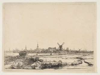 View of Amsterdam from the Northwest