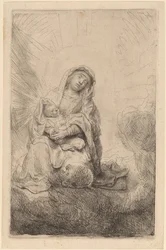 Virgin and Child in the Clouds