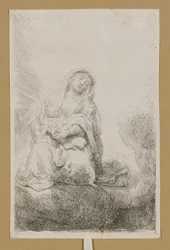 Virgin and Child in the Clouds