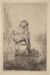 Virgin and Child in the Clouds