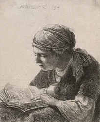 Woman Reading, 1634