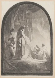 The Raising of Lazarus (large plate)