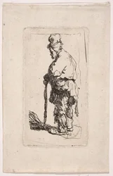 Beggar Leaning on a Stick, Turned Left