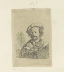 Self-Portrait with Beret and Embellished Cloak
