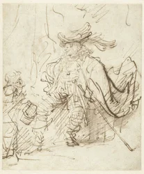 Seated Actor in the Role of Capitano