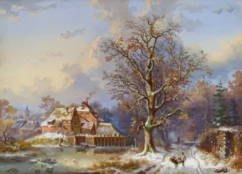 Village in Winter