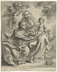 Anna te Drieën S. Anna, Grandmother of Christ (title on object)