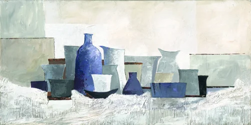 Modern Blue Still Life
