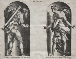 Cephalus and Procris in Two Niches