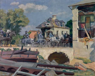 Artillery Marching to the Front