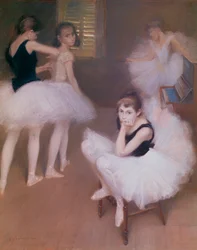 Young Dancers Resting