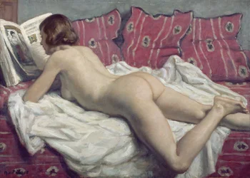 Nude on a Pink Divan