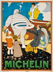 Advertising poster for Michelin