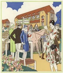 At the Horse Show and Races of Le Touquet