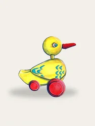 Playful Yellow Duck Toy